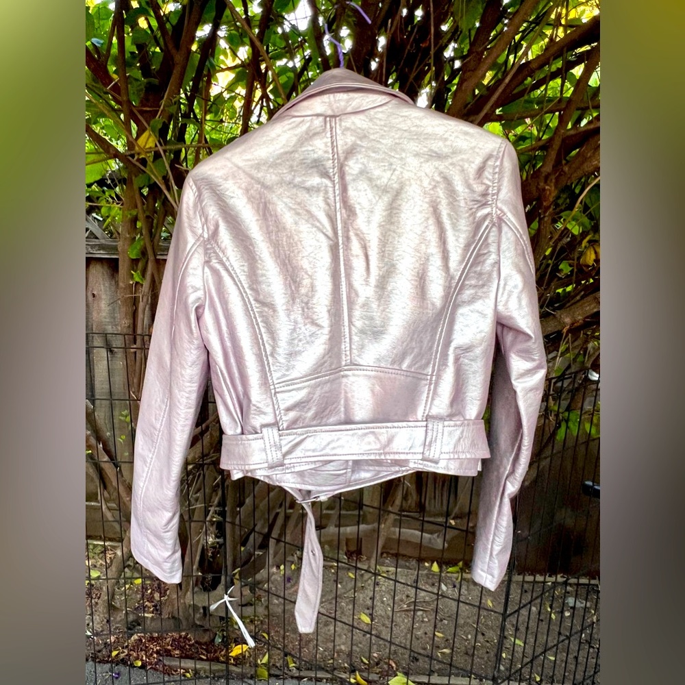 ❌SOLD❌Women Faux Leather Biker Jacket - Picture 5 of 11